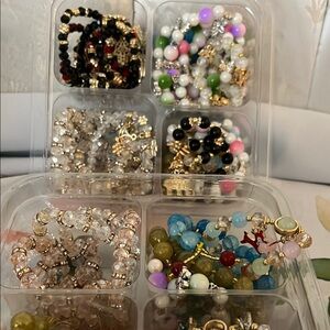 🚫SOLD🚫6 pcs.Colorful Beaded Bracelet Set.NWOT